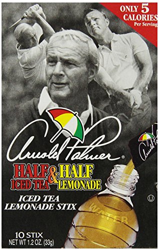 AriZona Arnold Palmer Half and Half (Iced Tea/Lemonade Stix), 10 Count, (Pack of 6)