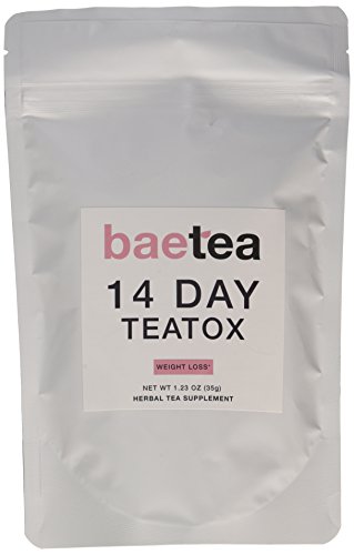 Baetea Weight Loss Tea: Detox, Body Cleanse, Reduce Bloating, & Appetite Suppressant, 14 Day Teatox, with Potent Traditional Organic Herbs, Ultimate Way to Calm and Cleanse Your Body