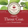 Traditional Medicinals Organic Throat Coat Tea, 16 Tea Bags (Pack of 6)