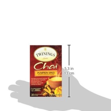 Twinings Chai Tea, Pumpkin Spice, 20 Count