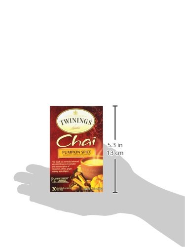 Twinings Chai Tea, Pumpkin Spice, 20 Count