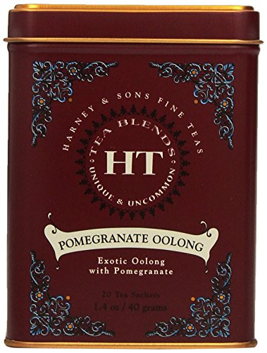 Harney & Sons Fine Teas Pomegranate Oolong Tin – 20 Sachets