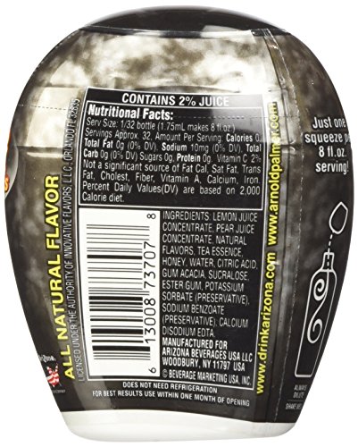 Arizona Arnold Palmer Half Iced Tea & Half Lemonade Liquid Water Enhancer, 1.9 Fl Oz