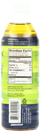 Teas’ Tea, Unsweetened Green Tea, 16.9 Ounce (Pack of 12)