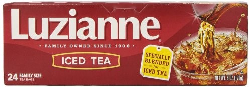 Luzianne Iced Tea, Family Quart Tea Bags, 24-Count Boxes (Pack of 12)