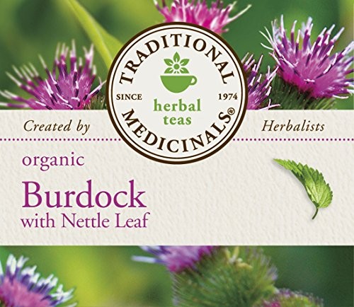 Traditional Medicinals Organic Burdock with Nettle Leaf Tea, 16 Tea Bags