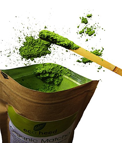 Matcha Green Tea Powder – Premium Certified Organic By eco heed- MADE IN JAPAN. A Superfood For Weight Loss, Fat Burner, Metabolizer, Diet, Latte & Smoothies. Natural Detox Packed With Antioxidants & Energy. Experience The Benefits Of Japanese Matcha Now.
