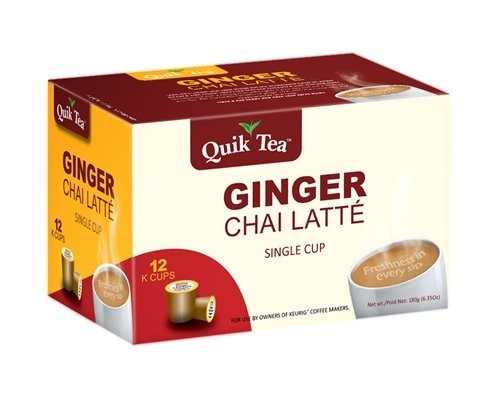 Quik Tea Ginger Chai Lattee K-Cups (12 count) Per Box