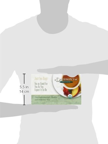Davidson’s Tea Hibiscus Flower, 100-Count Tea Bags
