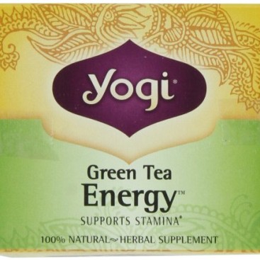 Yogi Energy Green Tea, 16 Tea Bags (Pack of 6)