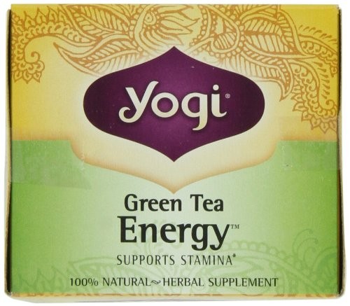 Yogi Energy Green Tea, 16 Tea Bags (Pack of 6)