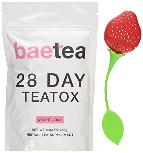 Baetea Weight Loss Tea: Detox, Body Cleanse, Reduce Bloating, & Appetite Suppressant, 28 Day Teatox, with Potent Traditional Organic Herbs, Ultimate Way to Calm and Cleanse Your Body
