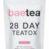 Baetea Weight Loss Tea: Detox, Body Cleanse, Reduce Bloating, & Appetite Suppressant, 28 Day Teatox, with Potent Traditional Organic Herbs, Ultimate Way to Calm and Cleanse Your Body