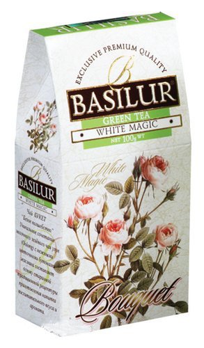 Basilur 2 Pack White Magic Loose Leaf Oolong Tea 3.5oz/100g Each