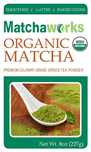 Matchaworks USDA Certified Organic Culinary Grade Matcha Green Tea Powder 8oz