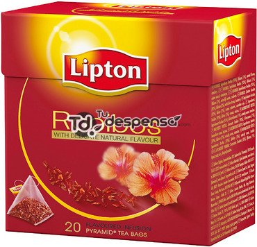 Lipton Tea – Rooibos – Premium Pyramid Tea Bags (20 Count Box) [PACK OF 3]