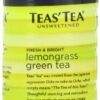 Teas’ Tea, Unsweetened Lemongrass Green Tea, 16.9 Ounce (Pack of 12)