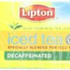 Lipton Iced Tea, Decaffeinated Family Size 10.5 oz, 48 ct (Pack of 3)