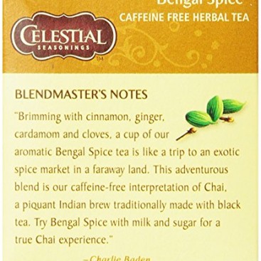 Celestial Seasonings Bengal Spice Tea, 20 Count (Pack of 6)