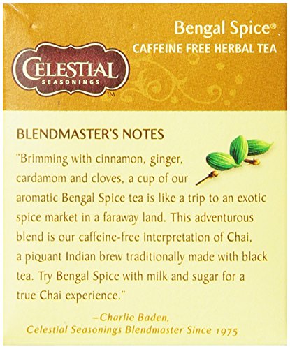 Celestial Seasonings Bengal Spice Tea, 20 Count (Pack of 6)