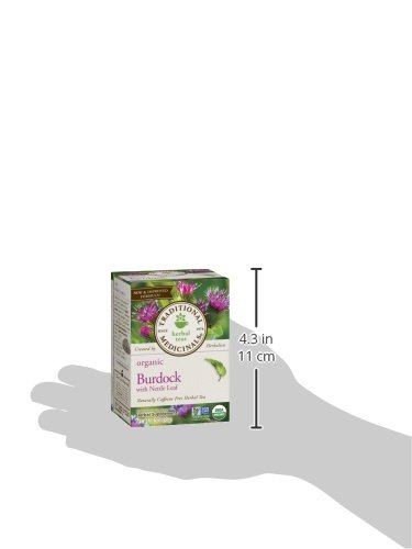Traditional Medicinals Organic Burdock with Nettle Leaf Tea, 16 Tea Bags