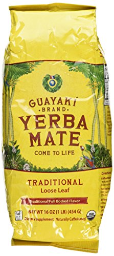 Guayaki Traditional Organic Yerba Mate, Loose Tea, 16 Ounce