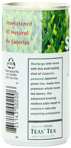 Ito En Sencha Shot, Japanese Green Tea, 6.4 Ounce (Pack of 30)