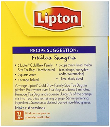 Lipton - Lipton Family Size Cold Brew Tea Bags 22 Count (22 count