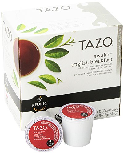 Tazo Awake English Breakfast Tea Keurig K-Cups, 16 Count