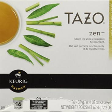 Starbucks Tazo Tea * Zen * Green Tea, 16 K-Cups for Keurig Brewers