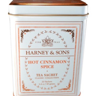 Harney & Sons Classic Hot Cinnamon Spice Tea, 20 Tea Sachets, 1.4 oz