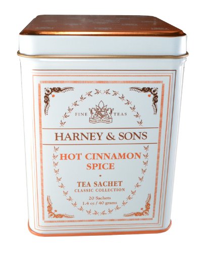 Harney & Sons Classic Hot Cinnamon Spice Tea, 20 Tea Sachets, 1.4 oz
