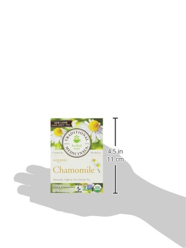 Traditional Medicinals Organic, Chamomile, 16-Count Boxes (Pack of 6)