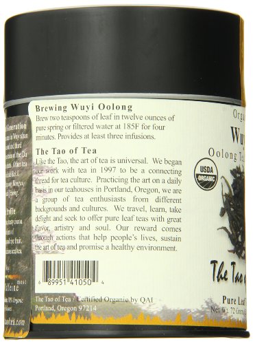 The Tao of Tea, Wuyi Oolong Tea, Loose Leaf, 2.5 Ounce Tin