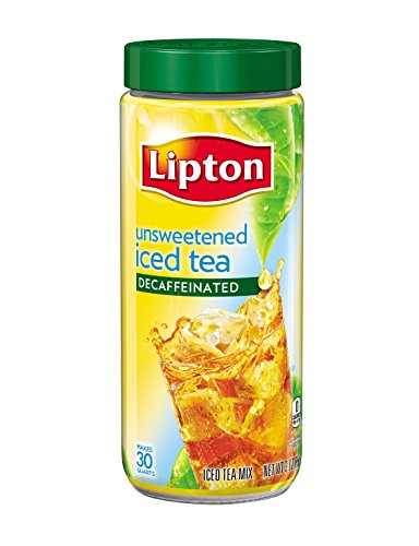 Lipton Decaffeinated and Unsweetened Iced Tea Mix, 3 Ounce (Pack of 3)