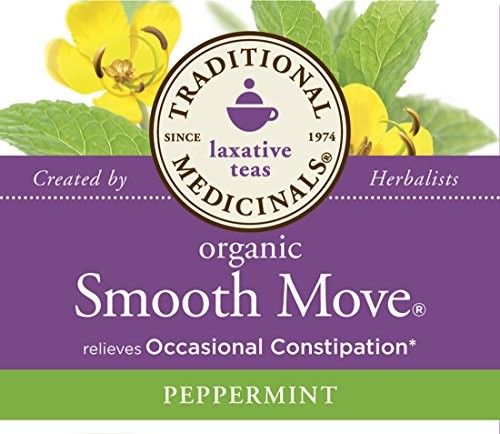 Traditional Medicinals Organic Smooth Move Peppermint Tea, 16 Tea Bags