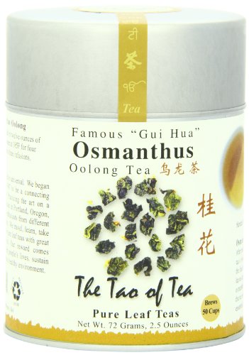 The Tao of Tea, Osmanthus Oolong Tea, Loose Leaf, 2.5 Ounce Tin