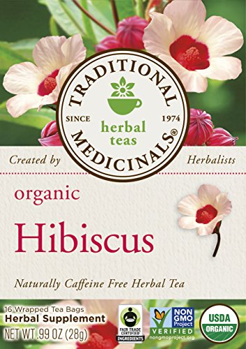 Traditional Medicinals Organic Hibiscus Tea, 16 Tea Bags