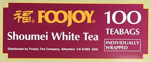 Foojoy Shoumei White Tea 100 Tea Bags