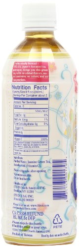 Ito En Tea Beverage, Unsweetened Jasmine Green, 16.9 Ounce (Pack of 12)