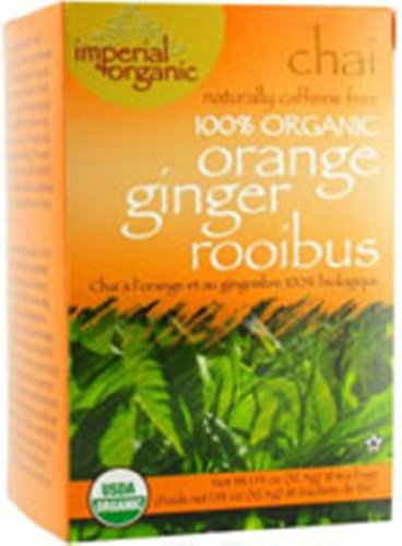 Uncle Lee’s Imperial Organic Tea – Chai  With Orange Ginger Rooibos, 18-Count (Pack of 4)