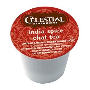 Celestial Seasonings India Spice Chai Tea K-Cup 48 Count Case