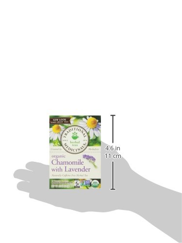Traditional Medicinals Organic Chamomile with Lavender Tea, 16 Tea Bags (Pack of 6)
