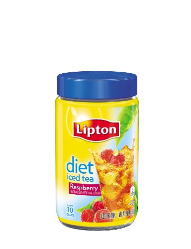 Lipton  Iced Tea Mix, Diet Raspberry  2.6 Ounce (Pack of 4)