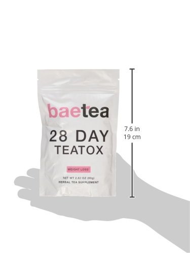 Baetea Weight Loss Tea: Detox, Body Cleanse, Reduce Bloating, & Appetite Suppressant, 28 Day Teatox, with Potent Traditional Organic Herbs, Ultimate Way to Calm and Cleanse Your Body