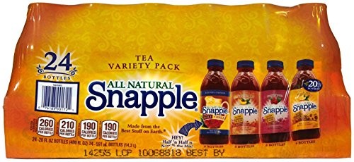 Snapple Iced Tea, Variety Pack, 20 oz, 24 ct