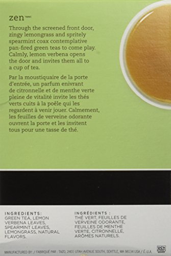 Starbucks Tazo Tea * Zen * Green Tea, 16 K-Cups for Keurig Brewers