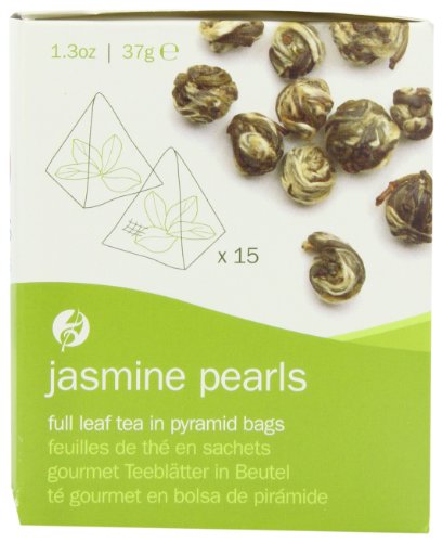 Adagio Teas Oolong Tea, Jasmine Pearls, Tea Bags, 15-Count Package (Pack of 3)