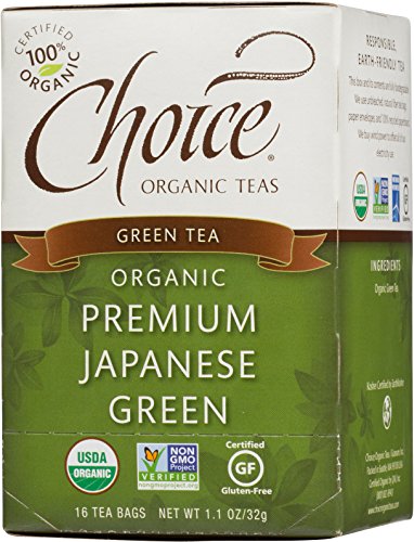 Choice Organic Premium Japanese Green Tea, 16 Count Box