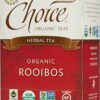 Choice Organic Rooibos, Red Bush Tea, Caffine Free, 16-Count Box (Pack of 6)